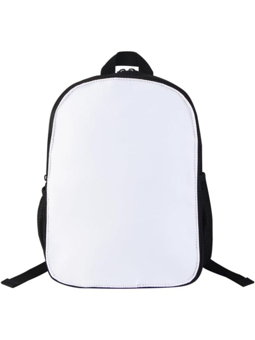 2PCS Kids White Blank Backpack for Custom Sublimation, 12” Toddler Bookbag for